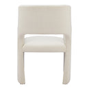  Zuo Minet 109998 Dining Chair - Linen White IMAGE 4