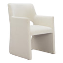  Zuo Minet 109998 Dining Chair - Linen White IMAGE 6