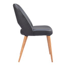  Zuo Leith 110123 Dining Chair - Black IMAGE 2