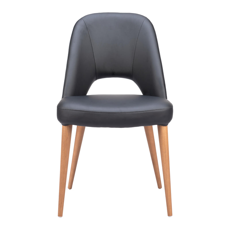  Zuo Leith 110123 Dining Chair - Black IMAGE 3