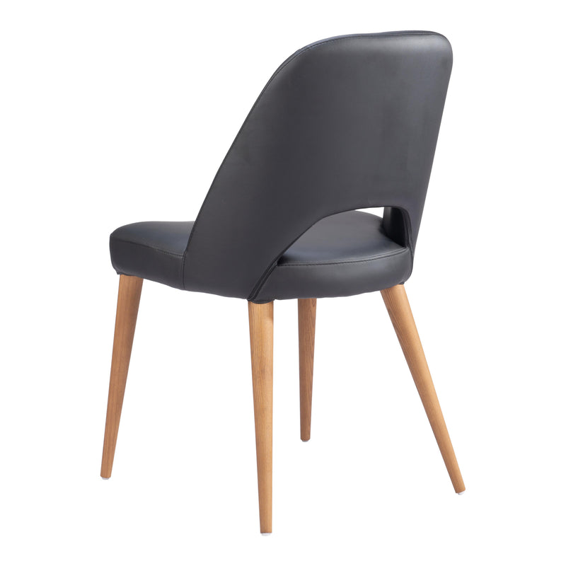  Zuo Leith 110123 Dining Chair - Black IMAGE 5