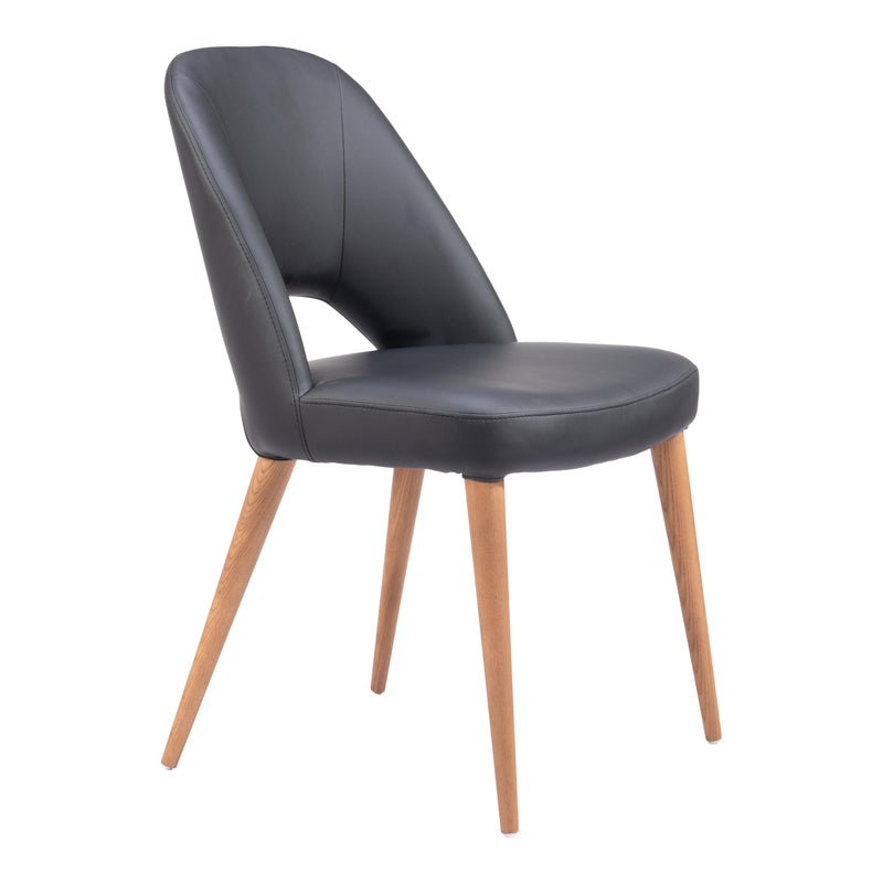  Zuo Leith 110123 Dining Chair - Black IMAGE 6