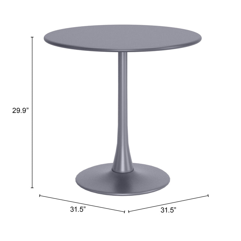  Zuo Soleil 704037 Dining Table - Grey IMAGE 8