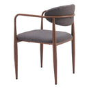  Zuo Zens 110208 Dining Chair - Truffle Grey IMAGE 5