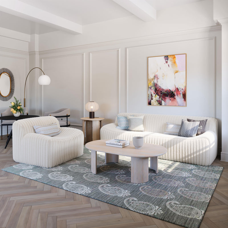  Zuo Osterbro 110277 Sofa - Cream IMAGE 9