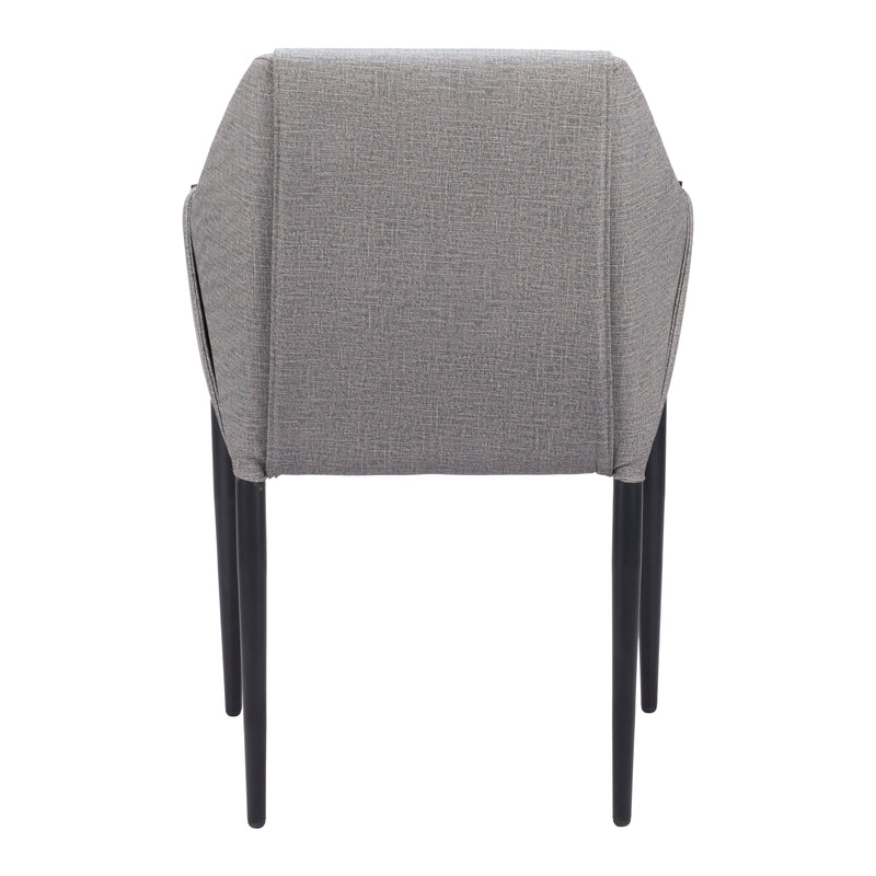  Zuo Andover 110167 Dining Chair - Slate Grey IMAGE 4