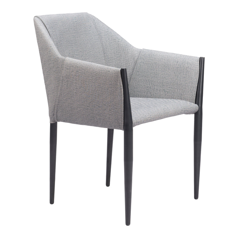  Zuo Andover 110167 Dining Chair - Slate Grey IMAGE 6