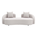  Zuo Sunny Isles 704019 Loveseat - Beige IMAGE 3