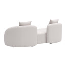  Zuo Sunny Isles 704019 Loveseat - Beige IMAGE 5