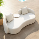  Zuo Sunny Isles 704019 Loveseat - Beige IMAGE 9