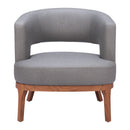  Zuo Penryn 110112 Accent Chair - Slate Grey IMAGE 3