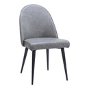  Zuo Silloth 110118 Armless Dining Chair - Grey IMAGE 1