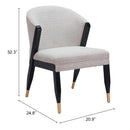  Zuo Pula 110001 Dining Chair - Misty Grey IMAGE 10