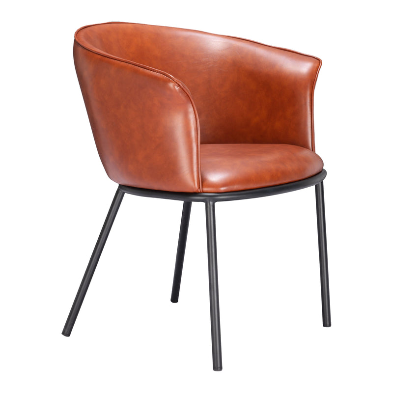  Zuo Garston 110176 Dining Chair - Brown IMAGE 6