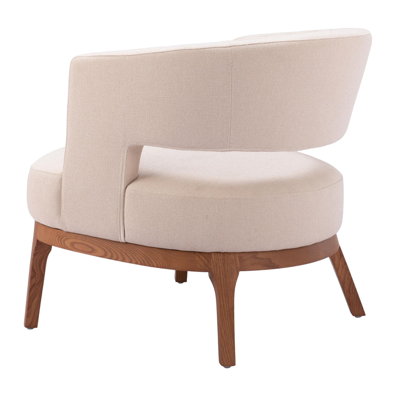  Zuo Penryn 110113 Accent Chair - Beige IMAGE 5