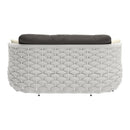  Zuo Coral Reef 704026 Loveseat - Grey IMAGE 4