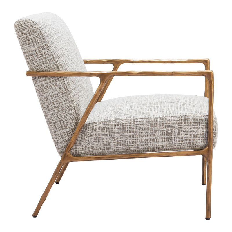  Zuo Norrebro 110270 Accent Chair - Beige Frost IMAGE 2