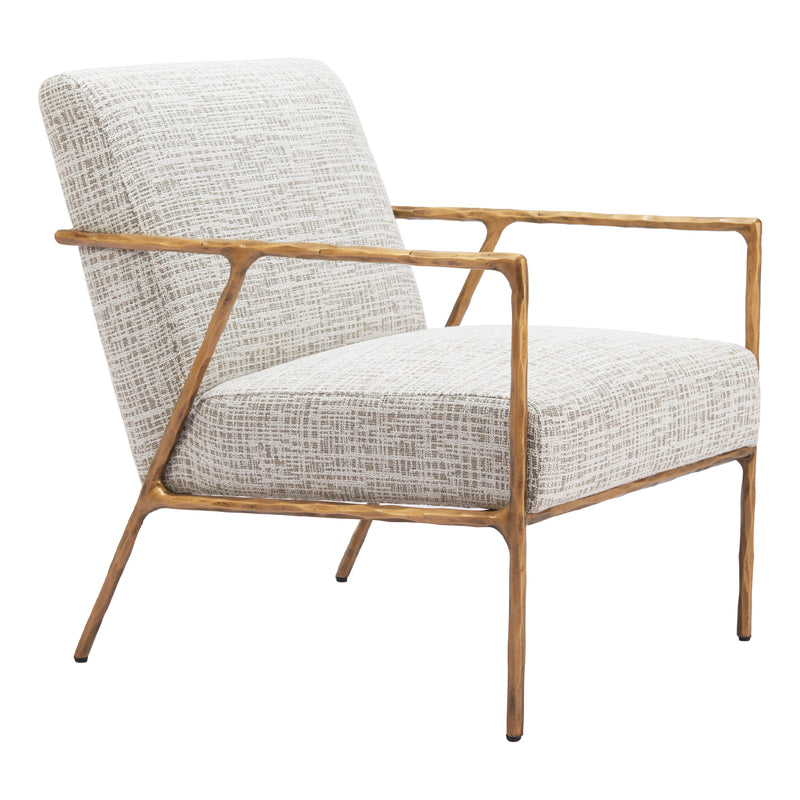  Zuo Norrebro 110270 Accent Chair - Beige Frost IMAGE 6
