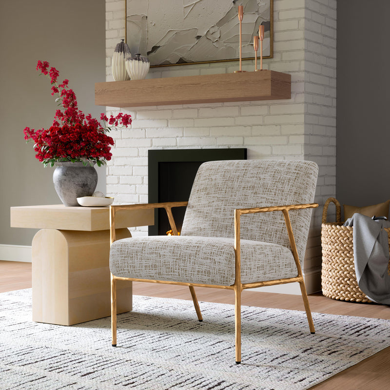  Zuo Norrebro 110270 Accent Chair - Beige Frost IMAGE 8