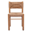  Zuo Iska 704050 Dining Chair - Natural IMAGE 3