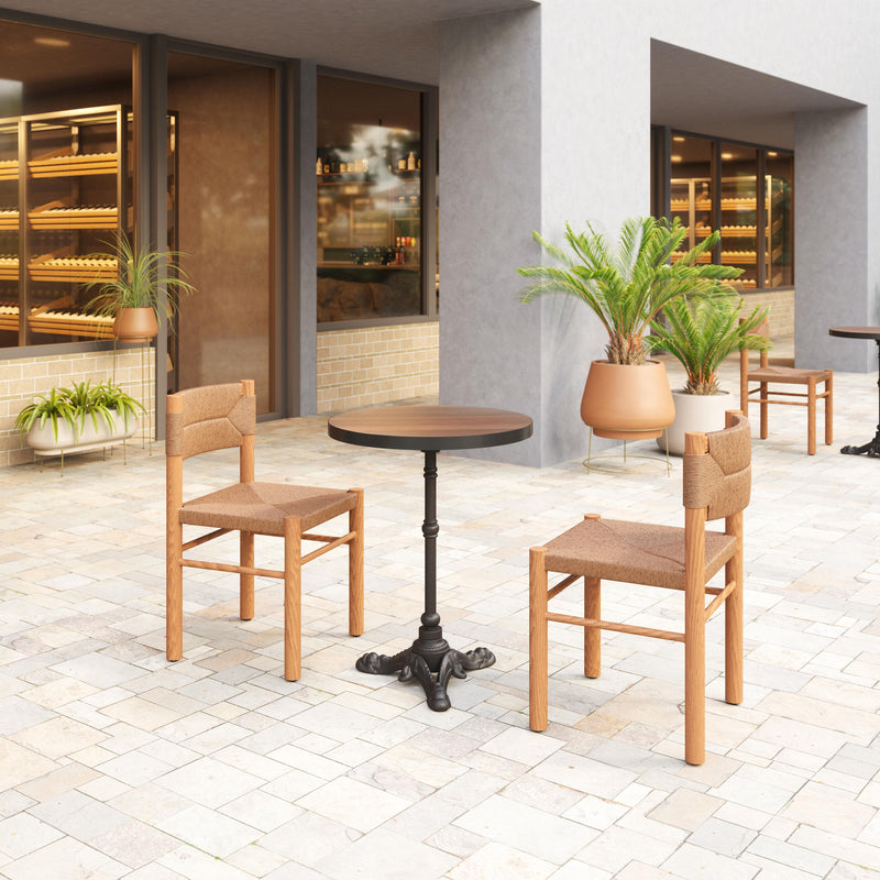  Zuo Iska 704050 Dining Chair - Natural IMAGE 8