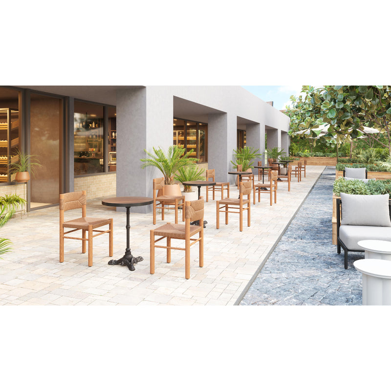  Zuo Iska 704050 Dining Chair - Natural IMAGE 9