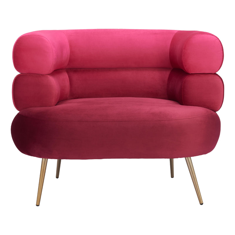  Zuo Arish 109999 Accent Chair - Red IMAGE 3