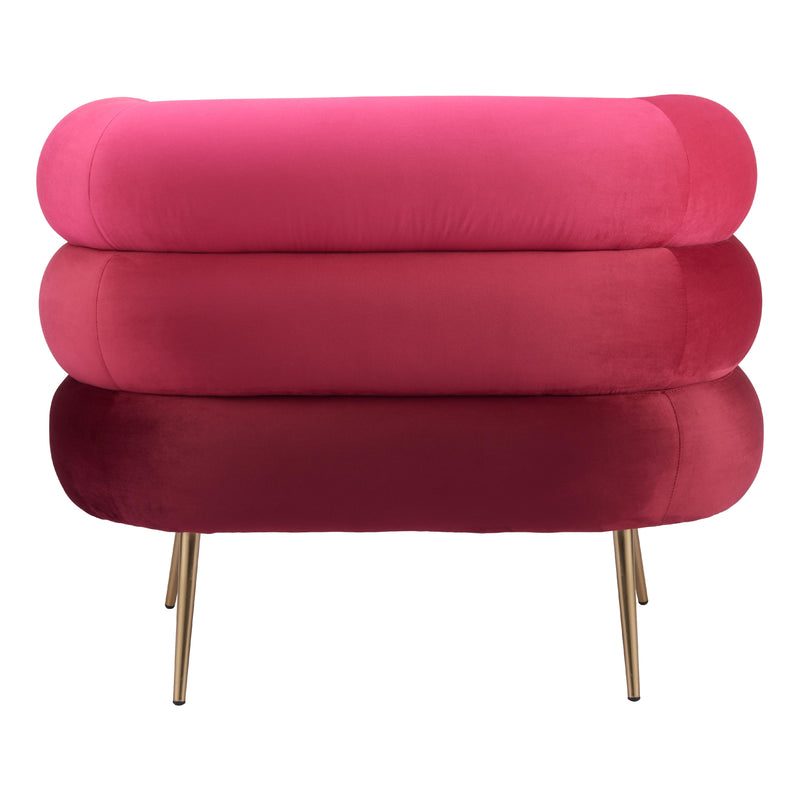  Zuo Arish 109999 Accent Chair - Red IMAGE 4