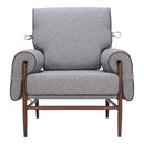  Zuo Klem 110205 Accent Chair - Grey IMAGE 3