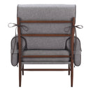  Zuo Klem 110205 Accent Chair - Grey IMAGE 4