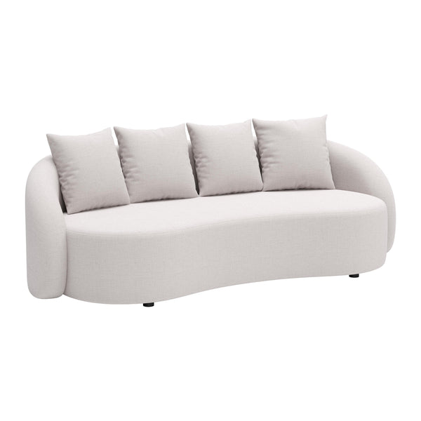  Zuo Sunny Isles 704018 Sofa - Beige IMAGE 1