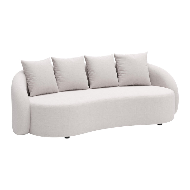  Zuo Sunny Isles 704018 Sofa - Beige IMAGE 1