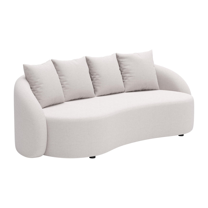  Zuo Sunny Isles 704018 Sofa - Beige IMAGE 6