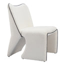  Zuo Novo 110201 Accent Chair - Ivory IMAGE 1