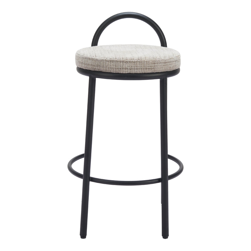  Zuo Sisal 110096 Counter Stool - Beige Tweed IMAGE 3