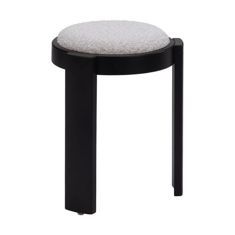  Zuo Banjul 109815 Ottoman - Misty Grey IMAGE 2
