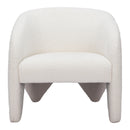  Zuo Lopta 110279 Accent Chair - White IMAGE 3