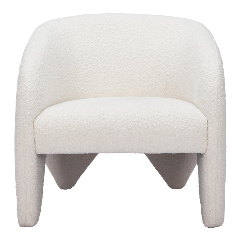  Zuo Lopta 110279 Accent Chair - White IMAGE 3