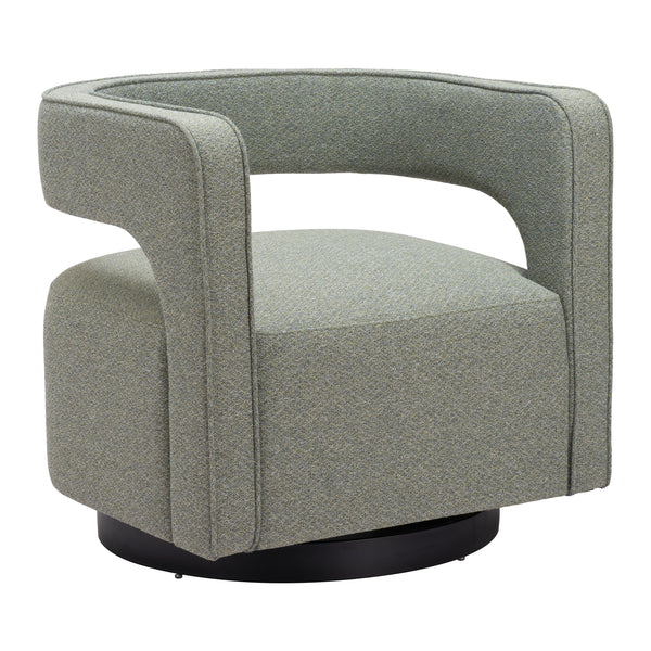  Zuo Turku 110013 Swivel Chair - Sage Green IMAGE 1