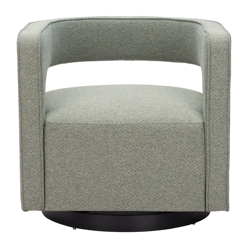  Zuo Turku 110013 Swivel Chair - Sage Green IMAGE 3