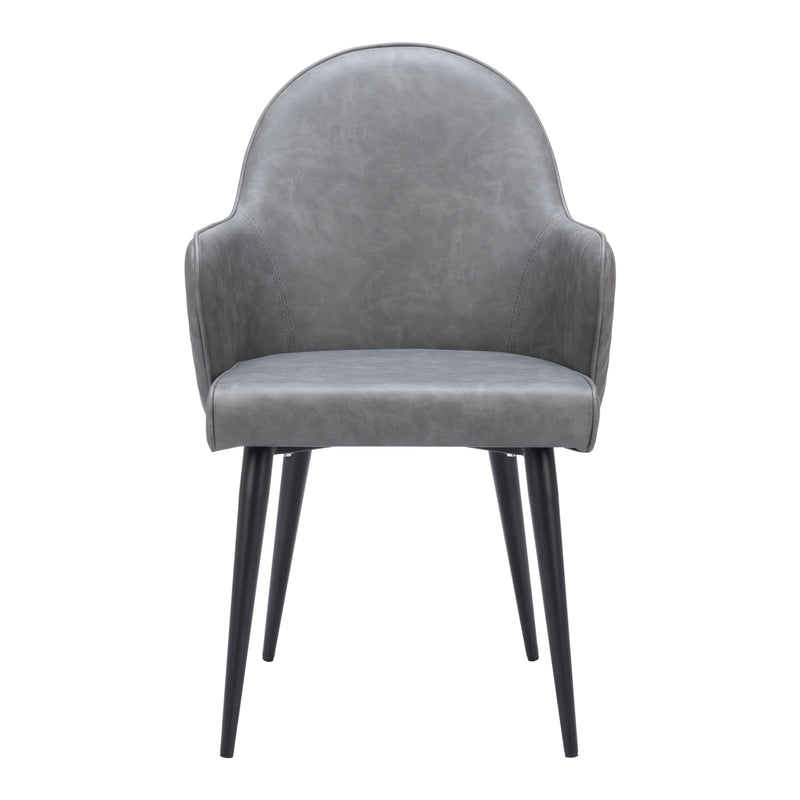  Zuo Silloth 110120 Dining Chair - Grey IMAGE 3