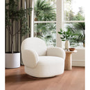  Zuo Pilka 110280 Swivel Chair - White IMAGE 8