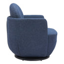  Zuo Bant 110015 Swivel Chair - Blue IMAGE 2