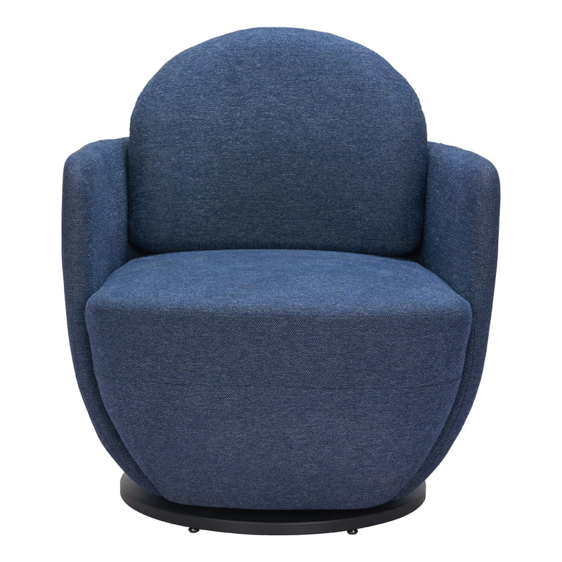  Zuo Bant 110015 Swivel Chair - Blue IMAGE 3