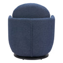  Zuo Bant 110015 Swivel Chair - Blue IMAGE 4