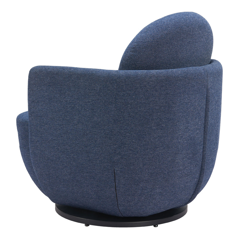  Zuo Bant 110015 Swivel Chair - Blue IMAGE 5
