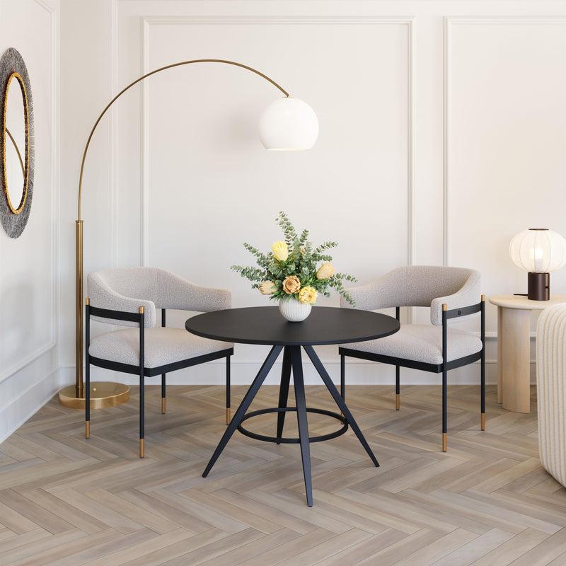  Zuo Dinos 110052 Dining Table - Black IMAGE 7
