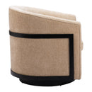  Zuo Hanko 110009 Swivel Chair - Golden Beige IMAGE 2