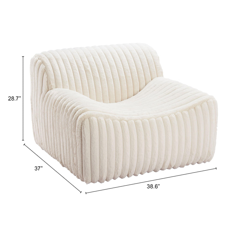  Zuo Osterbro 110278 Accent Chair - Cream IMAGE 10