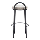  Zuo Sisal 110097 Barstool - Beige Tweed IMAGE 4
